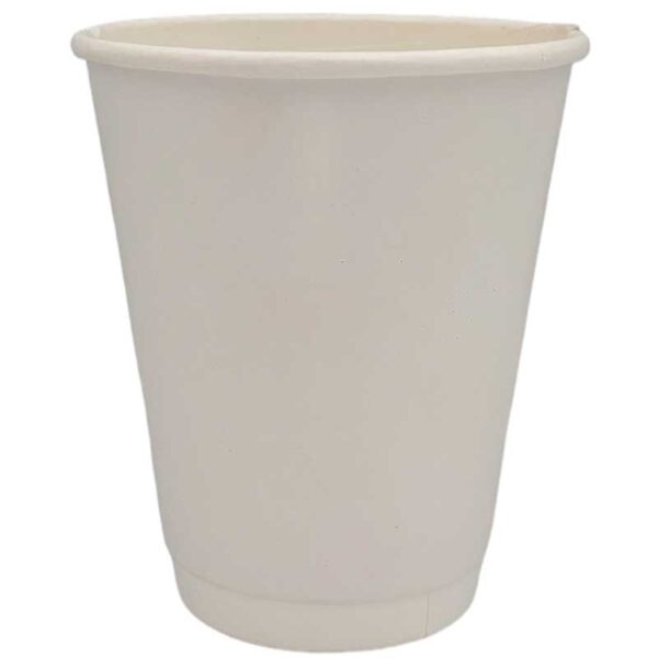 Ποτήρι Χάρτινο "Λευκό" διπλότοιχο 12oz (355ml) -25τεμ