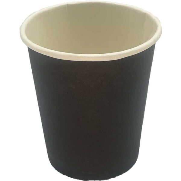Ποτήρι Χάρτινο Μονότοιχο "Μαύρο" 4oz (120ml) -50τεμ