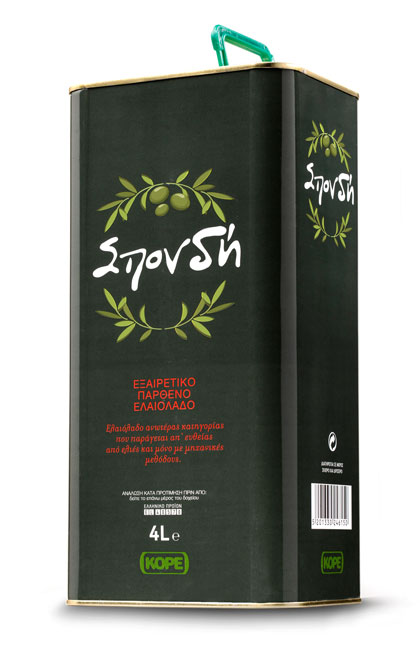 Σπονδή 4lt Pet Εξαιρετικό Παρθένο Ελαιόλαδο