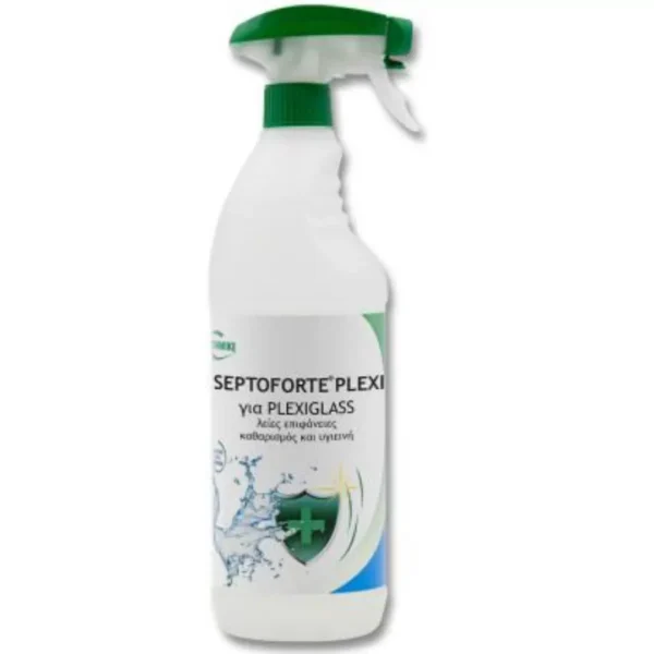 Απολυμαντικό Plexiglass Septoforte Plexi με ψεκαστήρα 1Lt