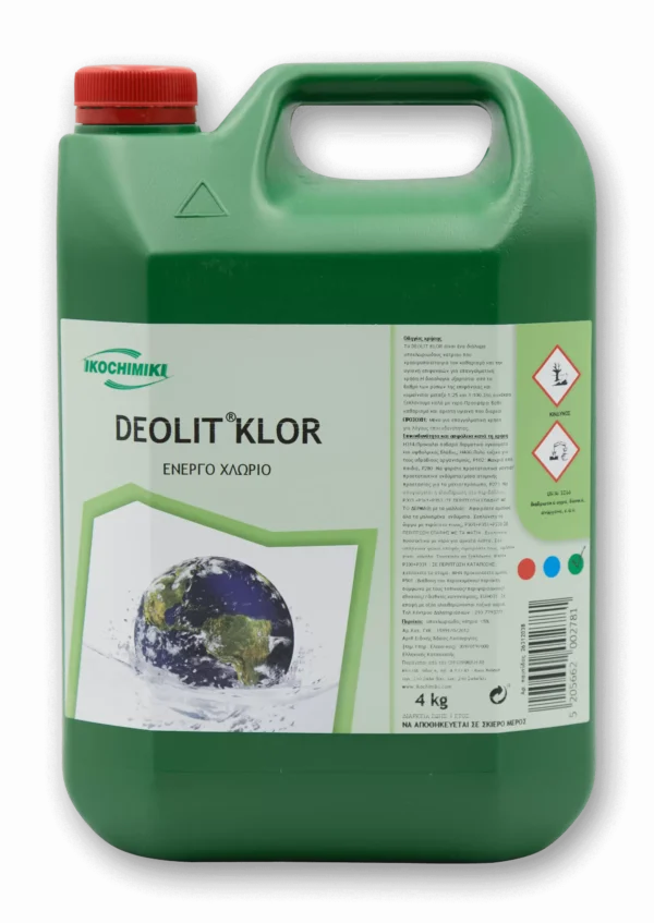 Καθαριστικό με ενεργό χλώριο Deolit Klor 4kg