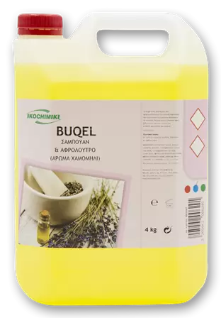 Αφρόλουτρο & σαμπουάν 2 σε 1 Buqel Χαμομήλι 4kg