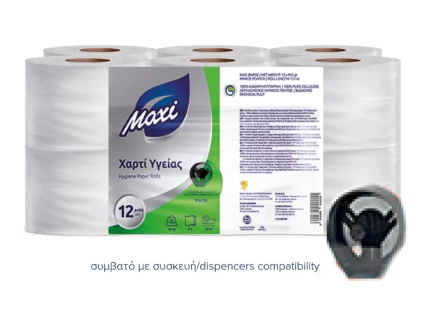 Χαρτί Υγείας Επαγγελματικό 12τεμ x 450gr